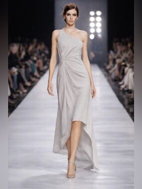 BCBGMaxAzria Runway One-Shoulder Dress – Size 2